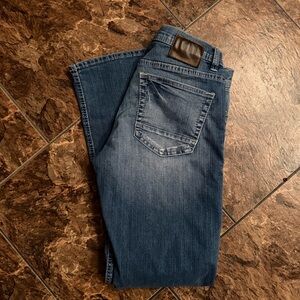 Men's Bootcut Jeans in Deep Blue